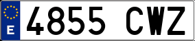 Truck License Plate